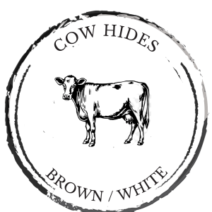 Cowhide brown/white