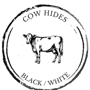 Cowhide black/white